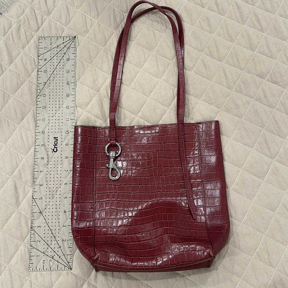 Rebecca Minkoff crocodile print handbag